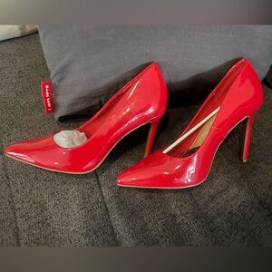 Sexy red heels easy for a night out!